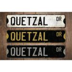 Quetzal-Premium-Quality-Rustic-Metal-Sign-Images