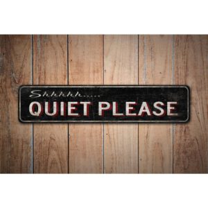 Quiet-Please-Sign-Premium-Quality-Rustic-Metal-Sign-Images