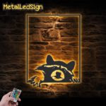 Raccoon-Metal-Wall-Art-With-Led-Light-Images-2