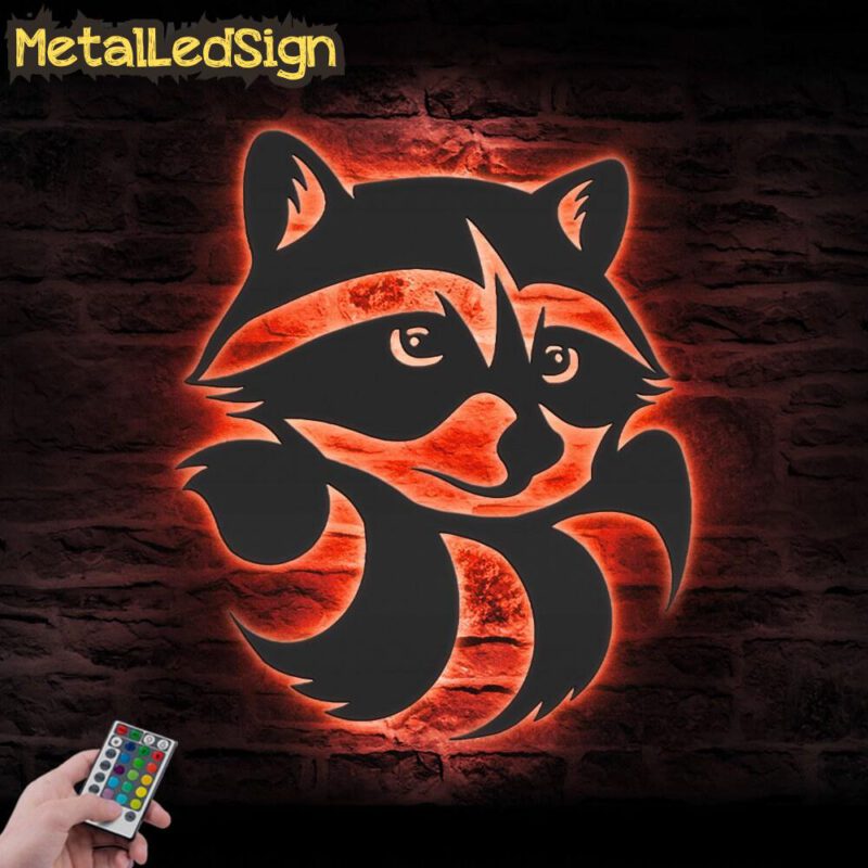 Raccoon-Metal-Wall-Art-with-LED-Light-5.jpg