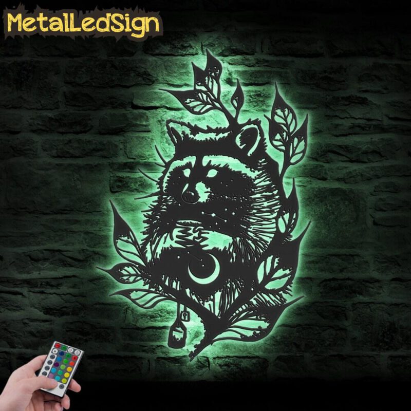 Raccoon-Metal-Wall-Art-with-LED-Light-7-1.jpg