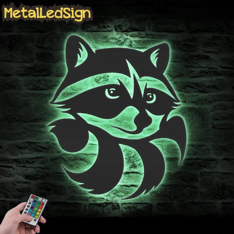 Raccoon-Metal-Wall-Art-with-LED-Light-7.jpg