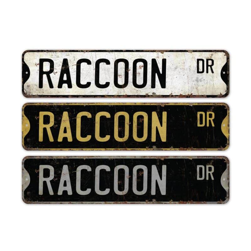 Raccoon-Premium-Quality-Rustic-Metal-Sign-2