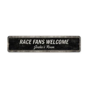 Race-Fans-Door-Sign-Premium-Quality-Rustic-Metal-Sign-2