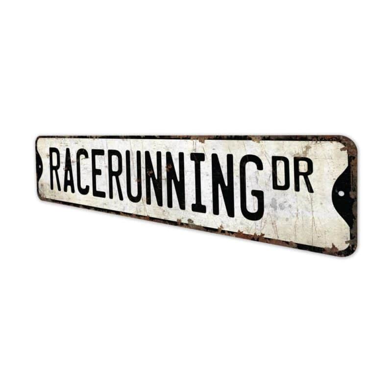 Racerunning-Premium-Quality-Rustic-Metal-Sign-4