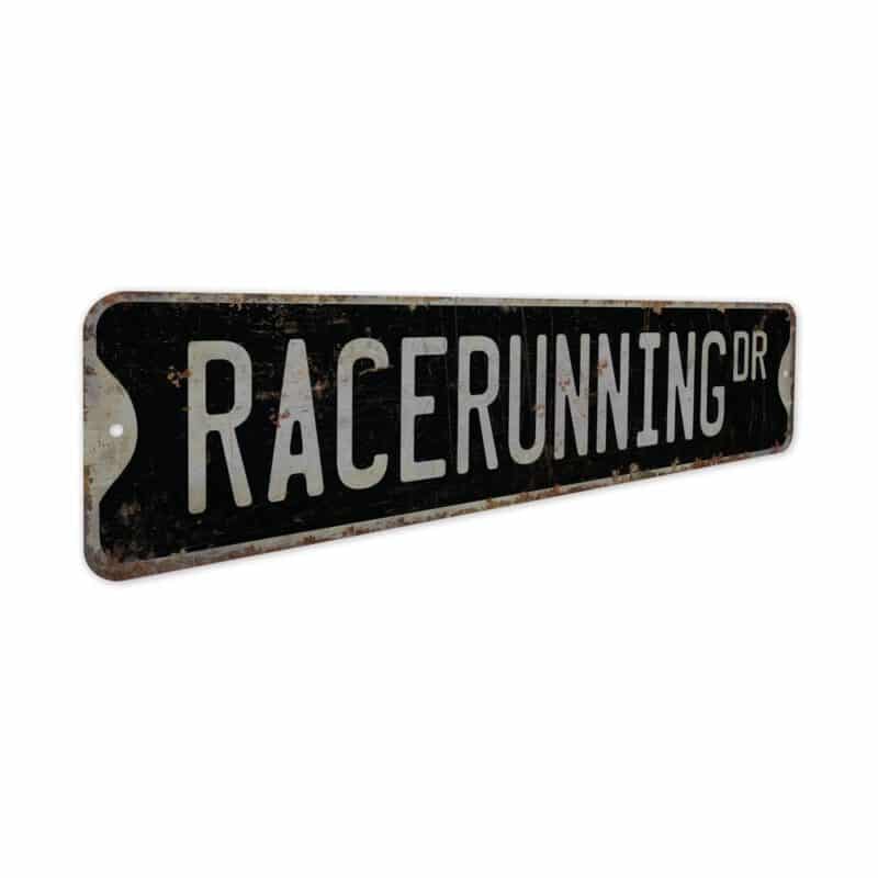 Racerunning-Premium-Quality-Rustic-Metal-Sign-7