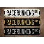 Racerunning-Premium-Quality-Rustic-Metal-Sign-Images