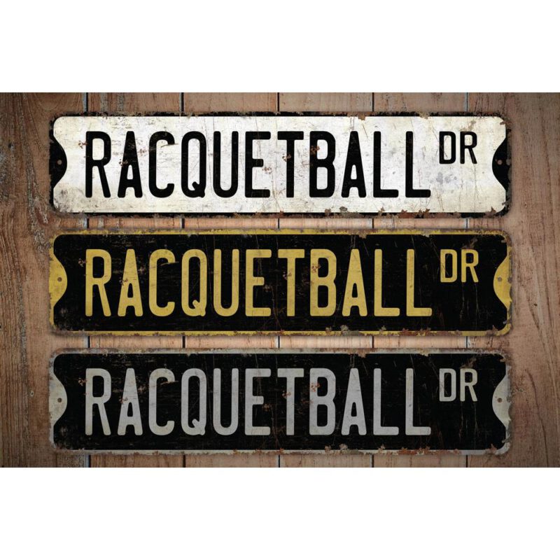 Racquetball-Premium-Quality-Rustic-Metal-Sign-Images