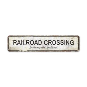 Railroad-Crossing-Premium-Quality-Rustic-Metal-Sign-2