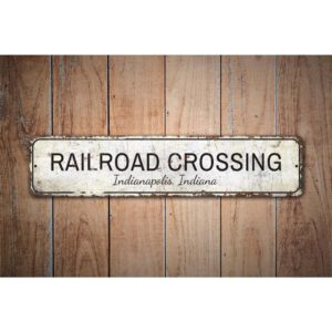 Railroad-Crossing-Premium-Quality-Rustic-Metal-Sign-Images