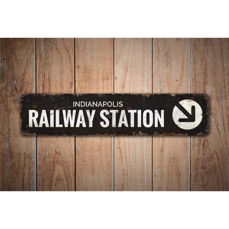 Railway-Station-Sign-Premium-Quality-Rustic-Metal-Sign-Images