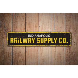 Railway-Supply-Co-Premium-Quality-Rustic-Metal-Sign-Images