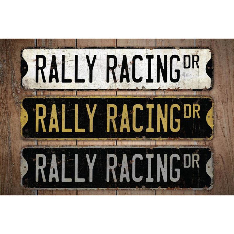 Rally-Racing-Premium-Quality-Rustic-Metal-Sign-Images