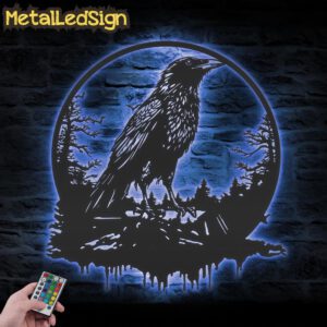 Raven-Metal-Wall-Art-with-LED-Light-3.jpg