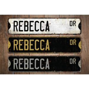 Rebecca-Name-Sign-Premium-Quality-Rustic-Metal-Sign-Images