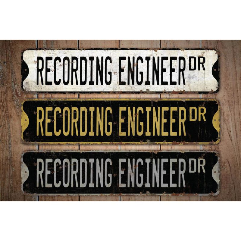 Recording-Engineer-Premium-Quality-Rustic-Metal-Sign-Images