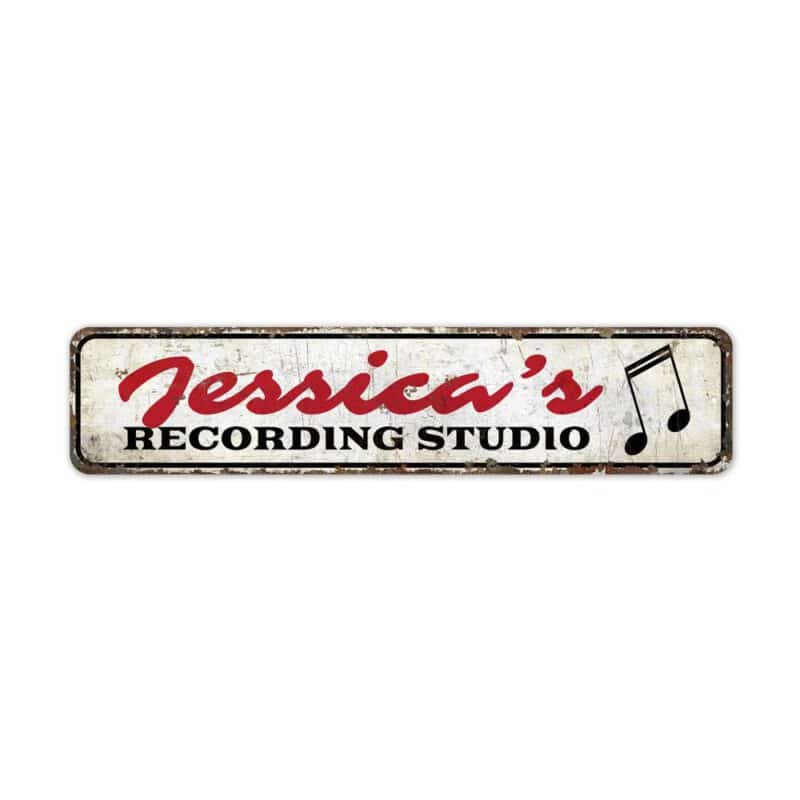 Recording-Studio-Premium-Quality-Rustic-Metal-Sign-2