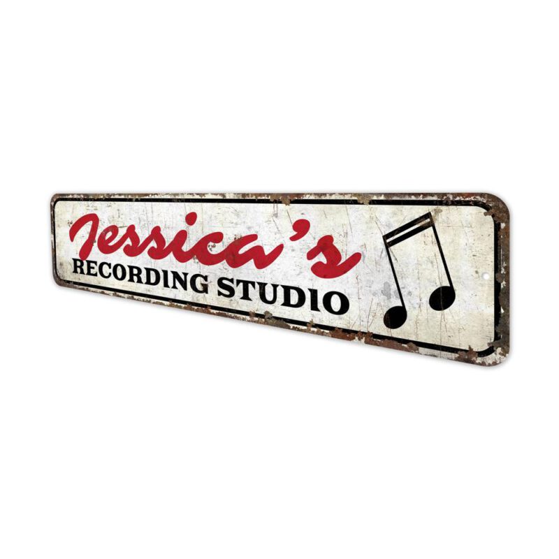 Recording-Studio-Premium-Quality-Rustic-Metal-Sign-4