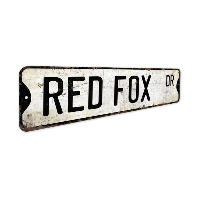 Red-Fox-Premium-Quality-Rustic-Metal-Sign-3