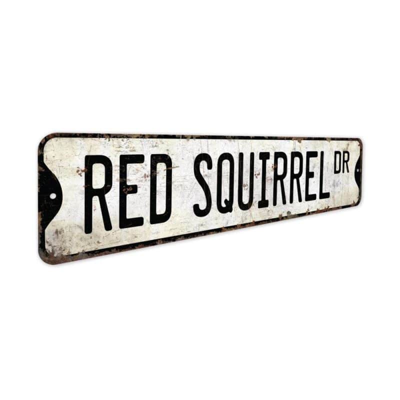 Red-Squirrel-Premium-Quality-Rustic-Metal-Sign-3