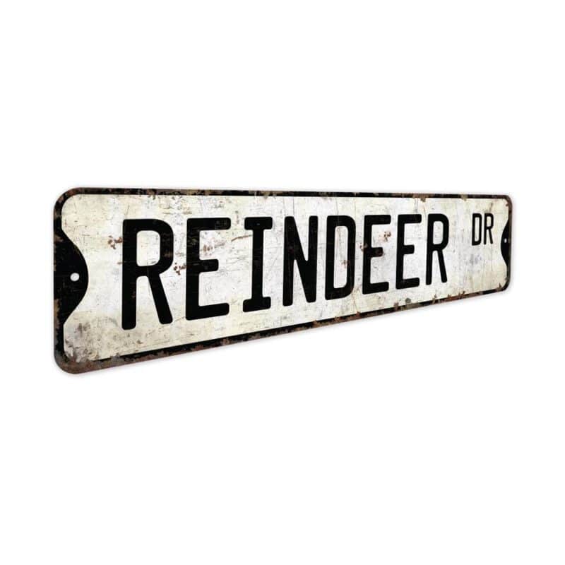 Reindeer-Premium-Quality-Rustic-Metal-Sign-3