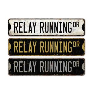 Relay-Running-Premium-Quality-Rustic-Metal-Sign-2