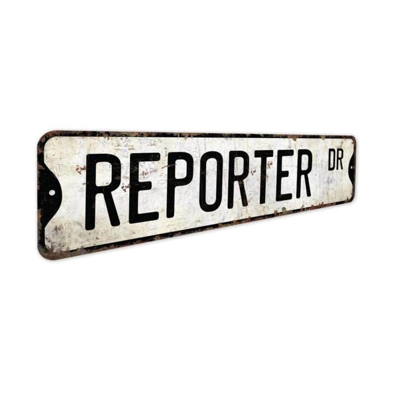 Reporter-Premium-Quality-Rustic-Metal-Sign-3