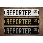 Reporter-Premium-Quality-Rustic-Metal-Sign-Images