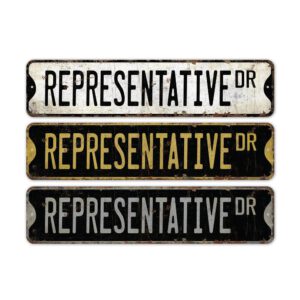 Representative-Premium-Quality-Rustic-Metal-Sign-2