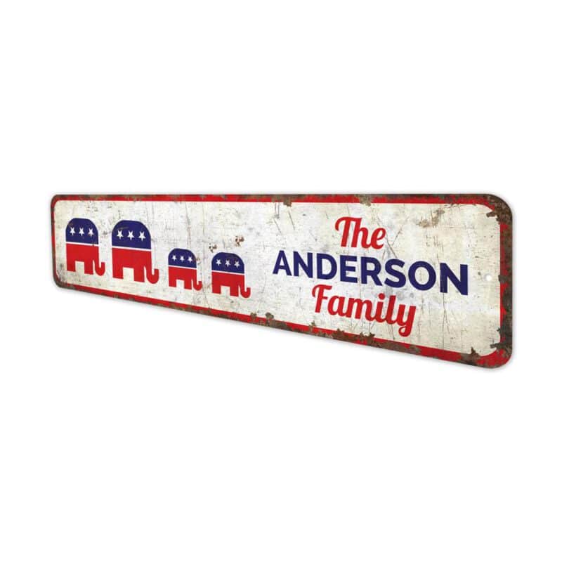 Republican-Family-Premium-Quality-Rustic-Metal-Sign-4