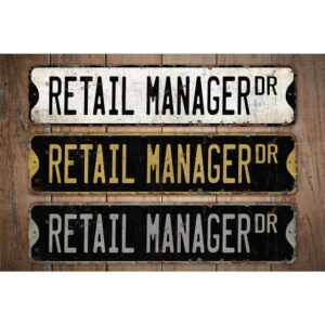 Retail-Manager-Premium-Quality-Rustic-Metal-Sign-Images