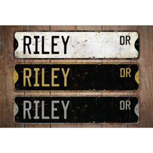 Riley-Name-Sign-Premium-Quality-Rustic-Metal-Sign-Images