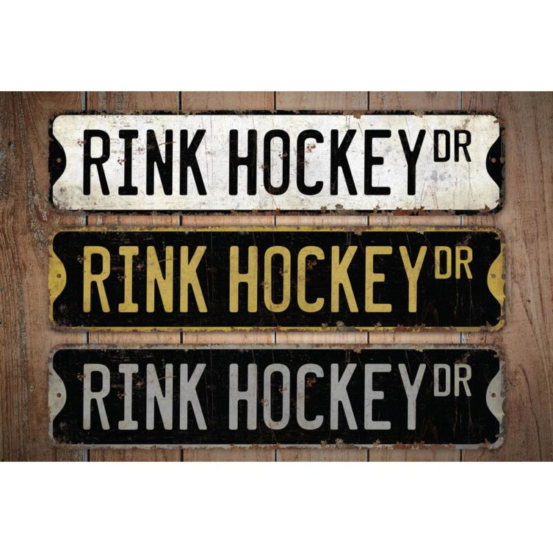 Rink-Hockey-Premium-Quality-Rustic-Metal-Sign-Images