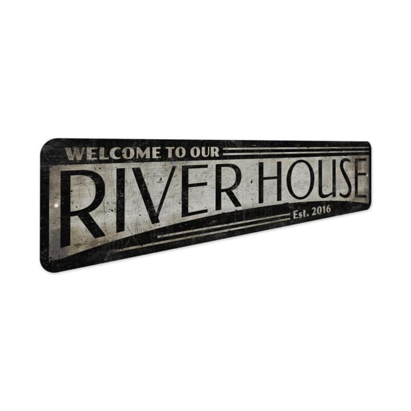 River-House-Sign-Premium-Quality-Rustic-Metal-Sign-3