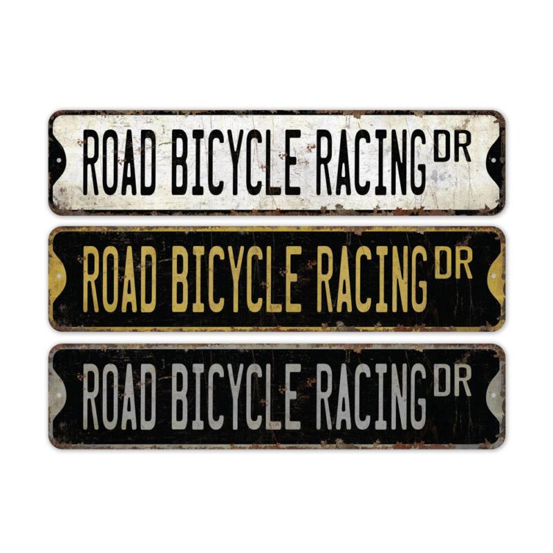 Road-Bicycle-Racing-Premium-Quality-Rustic-Metal-Sign-2