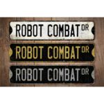 Robot-Combat-Premium-Quality-Rustic-Metal-Sign-Images