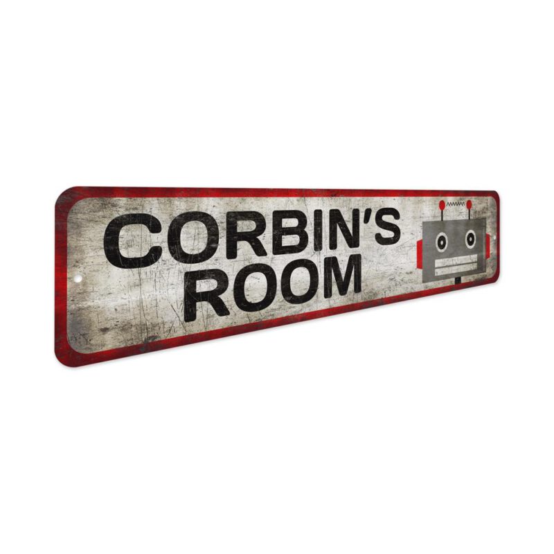 Robot-Head-Room-Sign-Premium-Quality-Rustic-Metal-Sign-3