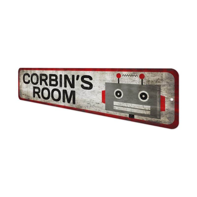 Robot-Head-Room-Sign-Premium-Quality-Rustic-Metal-Sign-4