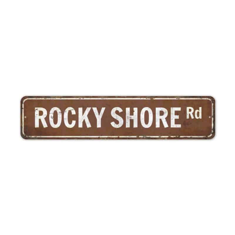 Rocky-Shore-Road-Premium-Quality-Rustic-Metal-Sign-2