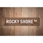 Rocky-Shore-Road-Premium-Quality-Rustic-Metal-Sign-Images