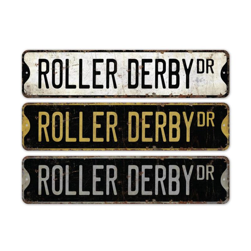 Roller-Derby-Premium-Quality-Rustic-Metal-Sign-2