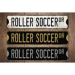 Roller-Soccer-Premium-Quality-Rustic-Metal-Sign-Images