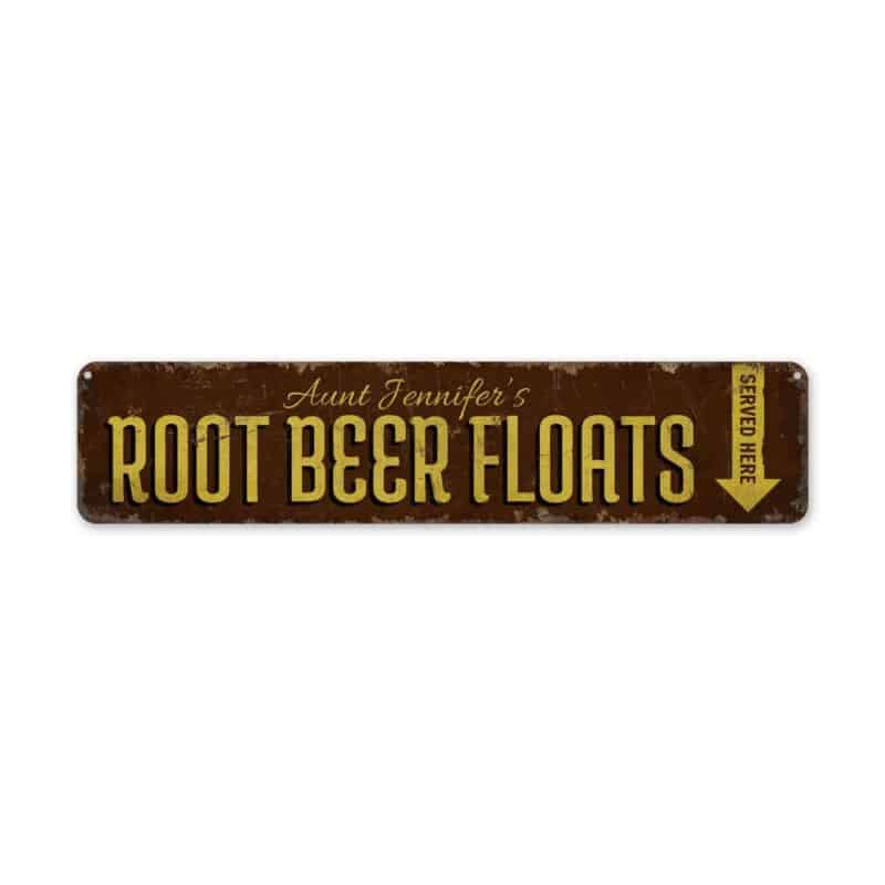 Root-Beer-Floats-Premium-Quality-Rustic-Metal-Sign-2