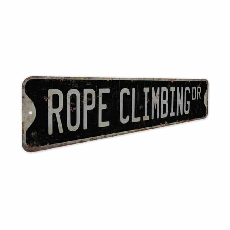 Rope-Climbing-Sign-Premium-Quality-Rustic-Metal-Sign-7