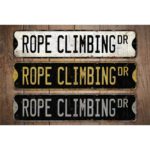 Rope-Climbing-Sign-Premium-Quality-Rustic-Metal-Sign-Images