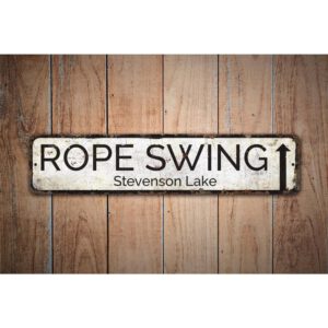 Rope-Swing-Sign-Premium-Quality-Rustic-Metal-Sign-Images