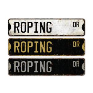 Roping-Premium-Quality-Rustic-Metal-Sign-2