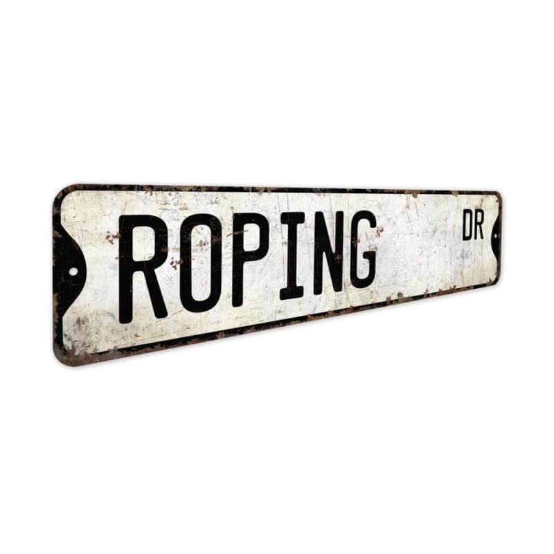 Roping-Premium-Quality-Rustic-Metal-Sign-3