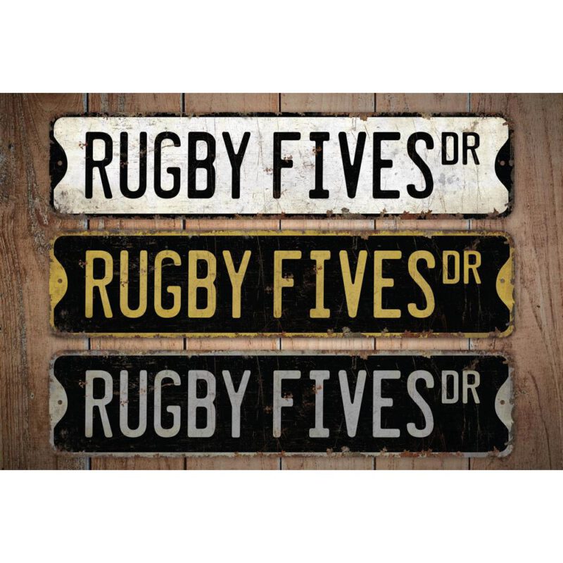 Rugby-Fives-Premium-Quality-Rustic-Metal-Sign-Images