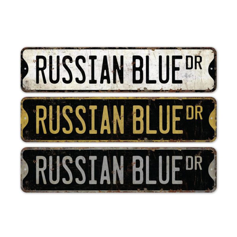 Russian-Blue-Dr-Premium-Quality-Rustic-Metal-Sign-2